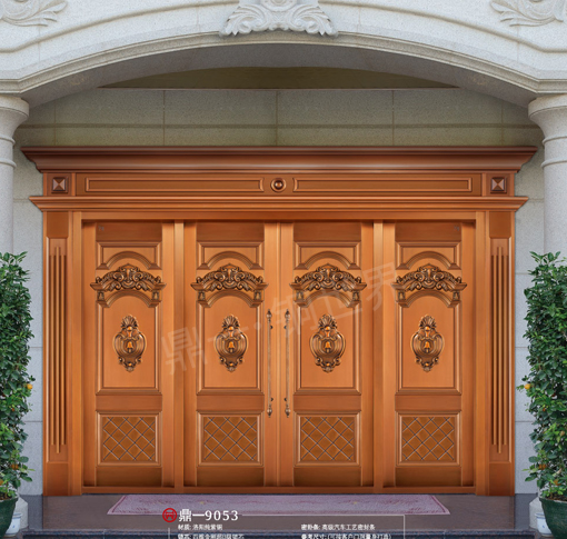 別墅四開(kāi)大銅門(mén)