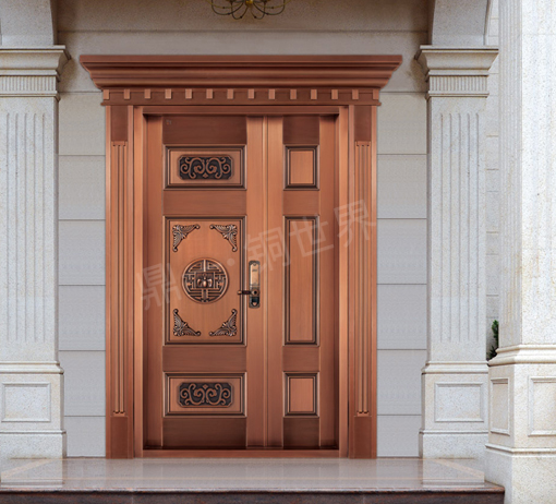 別墅子母銅大門(mén)