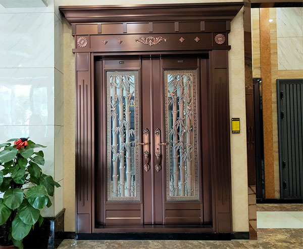 別墅雙開(kāi)銅門(mén)