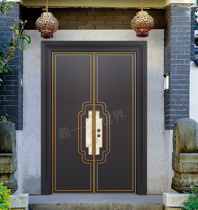 新中式別墅銅門(mén)入戶(hù)門(mén)廠(chǎng)家直銷(xiāo)