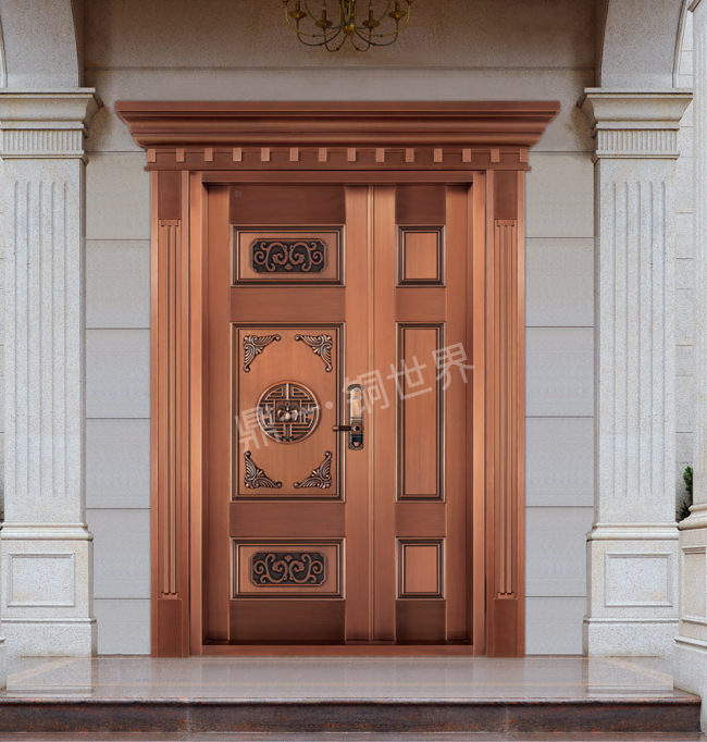 別墅子母銅大門(mén)